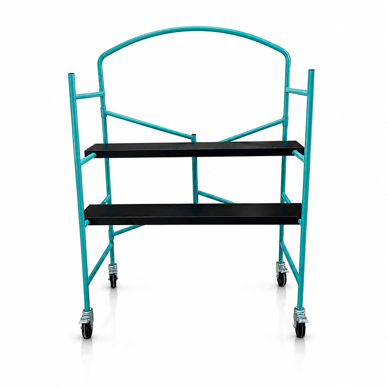 Foldable Mobile Scaffold with Q235 Steel Frame and Brake Casters
